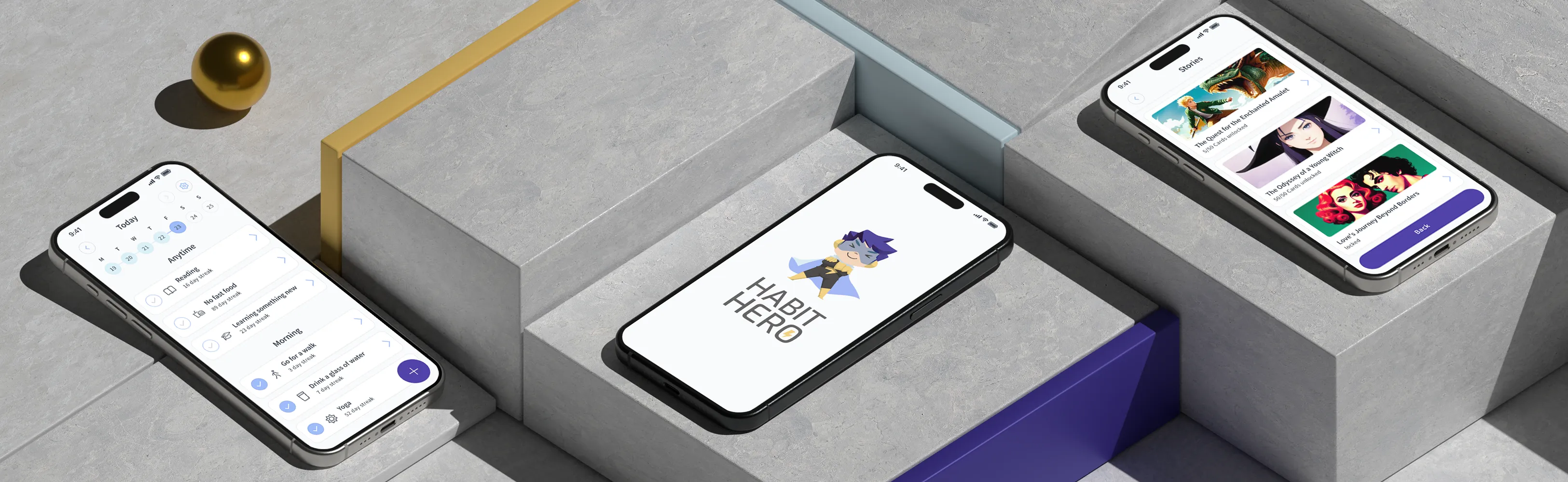 Habit Hero in scene